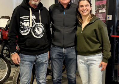 Patricia Krutwig, Celestino Castañón del Peño y Manuel Krutwig